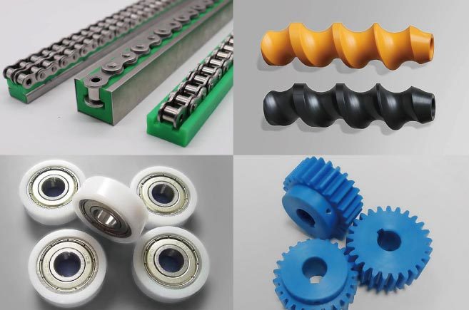 Parts and components of various machinery