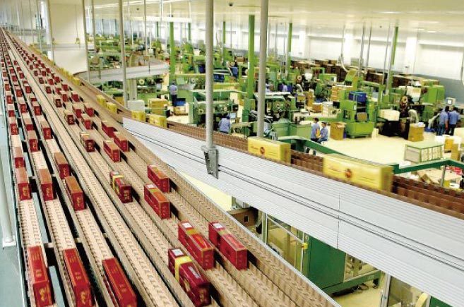 Tobacco conveyor line industry