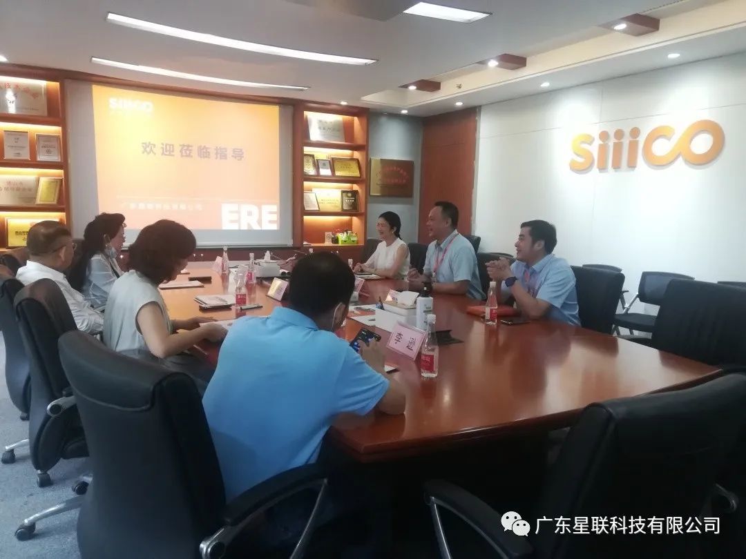 On the morning of August 10, 2021, Wu Liejin and Yang Zhen, representatives of the National People's Congress, Liang Fengyi and Li Xun, representatives of the Provincial People's Congress, and Li Yanqin, director of the Selected Work Committee of the Standing Committee of the Foshan Municipal People's Congress, visited Siiico Technology Co., Ltd. The warm reception of Zhang Weiming, general manager and Tan Chaohao, general manager.